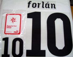 Uruguay 2010 Home #10 DIEGO FORLAN ウルグアイ代表 ホーム ディエゴ・フォルラン