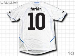 Uruguay 2010 Away #10 DIEGO FORLAN ウルグアイ代表 アウェイ ディエゴ・フォルラン