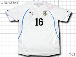 Uruguay 2010 Away #16 M. Pereira ウルグアイ代表 アウェイ ペレイラ