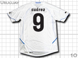 Uruguay 2010 Away #9 Suarez ウルグアイ代表 アウェイ ルイス・スアレス