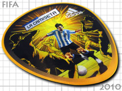 アディダス　FIFAワールドカップ2010　非売品　両面ステッカー　アルゼンチン代表　メッシ