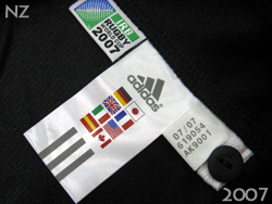 Rugby Newzealand Allblacks Home IRB2007  commemorative jersey adidas@I[ubNX@Or[[hJbv2007@LOf@AfB_X@adidas 619054