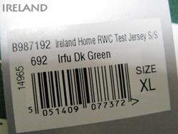 Ireland rugby 2007 World cup Home@Or[EACh\@z[@[hJbv@2007