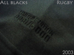 Rugby Newzealand Allblacks Home IRB2003  adidas@I[ubNX@Or[[hJbv2003@AfB_X@adidas