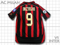 AC Milan 2006-2007 Home #9 Pippo INZAGHI　ACミラン　ピッポ　インザーギ　実着用