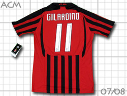 AC Milan 2007-2008 #11 GILARDINO@~@WfB[m