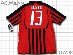 AC Milan 2007-2008 #13 NESTA　ミラン　ネスタ