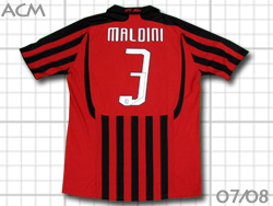 AC Milan 2007-2008 #3 MALDINI　ミラン　マルディーニ