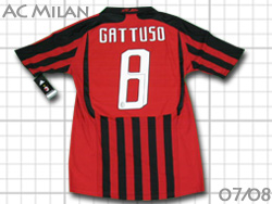 AC Milan 2007-2008 #8 GATTUSO ガットゥーゾ