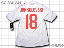 AC Milan 2008-2009 Away　ACミラン　アウェイ　#18　JANKULOVSKI　ヤンクロフスキー