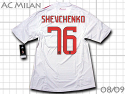 AC Milan 2008-2009 Away　ACミラン　アウェイ　#76 SHEVCHENKO シェフチェンコ