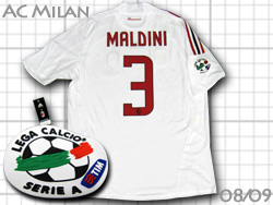 AC Milan 2008-2009 Away　ACミラン　アウェイ　#3 MALDINI マルディーニ