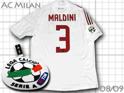 AC Milan 2008-2009 Away@AC~@AEFC@#3 MALDINI }fB[j