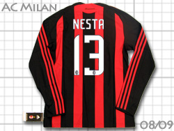 AC Milan 2008-2009 Home　ACミラン　ホーム　#13　NESTA　ネスタ