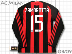 AC Milan 2008-2009 Home@AC~@z[@#15@ZAMBROTTA@Uub^