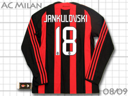 AC Milan 2008-2009 Home　ACミラン　ホーム　#18　JANKULOVSKI　ヤンクロフスキー