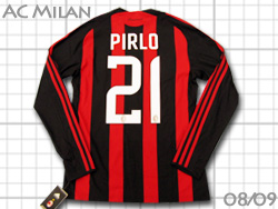 AC Milan 2008-2009 Home　ACミラン　ホーム　#21 PIRLO ピルロ
