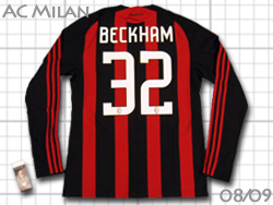 AC Milan 2008-2009 Home　ACミラン　ホーム　#32　BECKHAM ベッカム