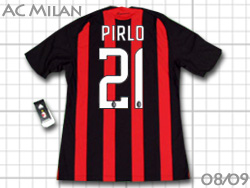 ACミラン 2008-2009 ユニフォームショップ AC Milan ロナウジーニョ