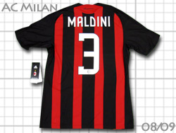 AC Milan 2008-2009 Home@AC~@z[@#3 MALDINI }fB[j