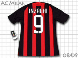 AC Milan 2008-2009 Home #9 INZAGHI@AC~@z[@CU[M