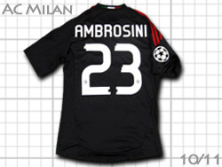 AC Milan 2010-2011 3rd #23 AMBROSINI  champions league　ACミラン　サード　アンブロジーニ　チャンピオンズリーグ