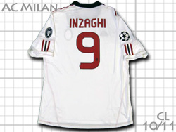 AC Milan 2010-2011 Away #9 INZAGHI　ACミラン　アウェイ インザーギ