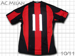 AC Milan 2010-2011 Home　ACミラン　ホーム 　チームオーダー