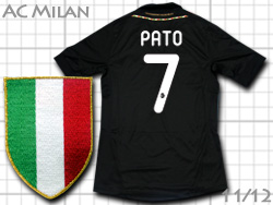 AC Milan 2011-2012 3rd #7 PATO adidas　ACミラン　サード　アレシャンドロ・パト　アディダス v13433