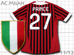 AC Milan 2011-2012 Home adidas #27 PRINCE@AC~@z[@vXE{AeO@AfB_X@v13457