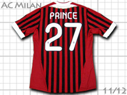 AC Milan 2011-2012 Home adidas #27 PRINCE　ACミラン　ホーム　プリンス・ボアテング　アディダス　v13457