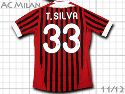 AC Milan 2011-2012 Home adidas #33 T.SILVA@AC~@z[@`ASEVEo@AfB_X@v13457