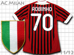 AC Milan 2011-2012 Home adidas #70 ROBINHO@AC~@z[@r[j@AfB_X@v13457