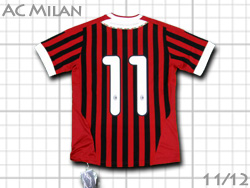 AC Milan 2011-2012 Home Kids #11 IBRAHIMOVIC'　adidas　ACミラン　ホーム　子供用　イブラヒモビッチ　アディダス　v13451