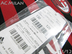 AC Milan 2011-2012 Home Kids　adidas　ACミラン　ホーム　子供用　アディダス　v13451
