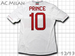 AC Milan Away #10 PRINCE 12/13 Adidas　ACミラン　アウェイ　プリンス・ボアテング　アディダス　X23688