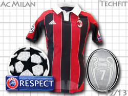 AC Milan Authentic Players' home 12/13 Adidas　ACミラン　ホーム　オーセンティック・選手用非売品　アディダス　W37548　X23703