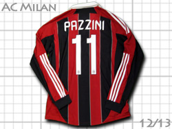 AC Milan home #11 PAZZINI 12/13 Adidas@AC~@z[@pbcB[j@AfB_X@X23680