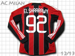 AC Milan home #92 EL SHAARAWY 12/13 Adidas　ACミラン　ホーム　エルシャーラウィ　アディダス　X23680