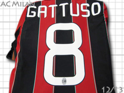 AC Milan home #8 GATTUSO 11/12 Adidas@AC~@ŏI3ߒp@z[@KbgD[]@AC~ŏIf@AfB_X@X23680