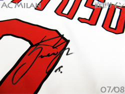 Gattuso AC Milan 2007-2008 Autograph@KbgD[]@MTC