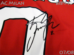 Gattuso AC Milan 2007-2008 Autograph@KbgD[]@MTC