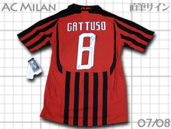 Gattuso AC Milan 2007-2008 Autograph@KbgD[]@MTC