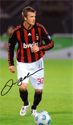 David Beckham AC Milan #32 Autograph@frbhExbJ@MTC@I[gOt@AC~