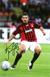 Gattuso AC Milan 2007-2008 Autograph@KbgD[]@MTC