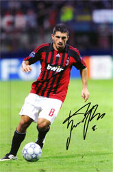 Gattuso AC Milan 2007-2008 Autograph@KbgD[]@MTC