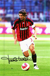 MALDINI AC Milan 2007-2008 Autograph@}fB[j@MTC