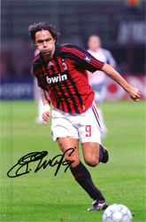 INZAGHI AC Milan 2007-2008 Autograph@CU[M@MTC