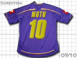 Fiorentina 2009-2010 Home@#10 MUTU  tBIeB[i@z[@gD