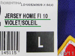 Fiorentina 2010-2011 Home フィオレンティーナ　ホーム